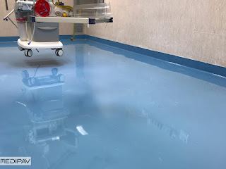Pavimentazione in resina presso il Policlinico di Napoli