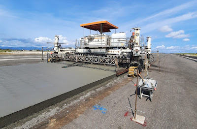 REALIZZAZIONE DI PAVIMENTAZIONE AEROPORTUALE CON SLIPFORM
